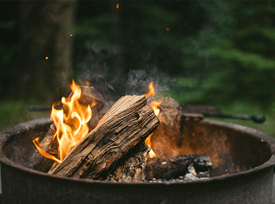 Spark Visitor Interest with Campground Fire Pits